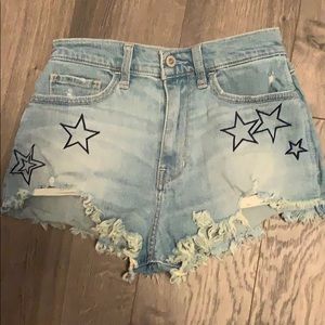 Hollister denim shorts